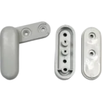 Remis Shower Door Turning Lock Light Grey