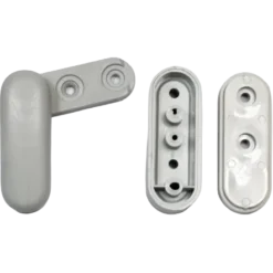 Remis Shower Door Turning Lock Light Grey