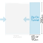 Westfield Zodiac Vehicle Connector (180 – 210cm Low) – view 3