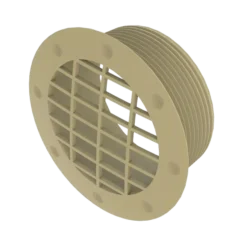 Whale Beige 65mm Air Duct Fixed Vent