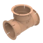 Whale Beige 65mm ‘T’ Air Duct Fitting