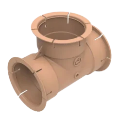 Whale Beige 65mm ‘T’ Air Duct Fitting