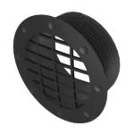 Whale Black 65mm Air Duct Fixed Vent