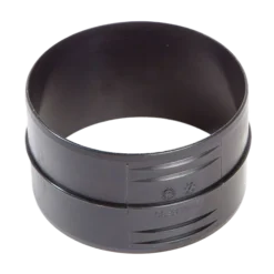 Whale Black 90mm Straight Air Duct Fitting