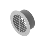Whale Grey 65mm Air Duct Fixed Vent