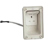 Whale Mains Electric Double UK Outlet Easi-Slide Socket