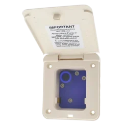 Whale Watermaster Ivory Inlet Socket with Pressure Switch
