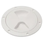 White 4″ Inspection Hatch Cover