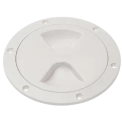White 4″ Inspection Hatch Cover