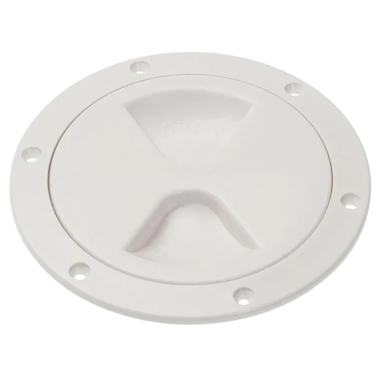 White 4″ Inspection Hatch Cover